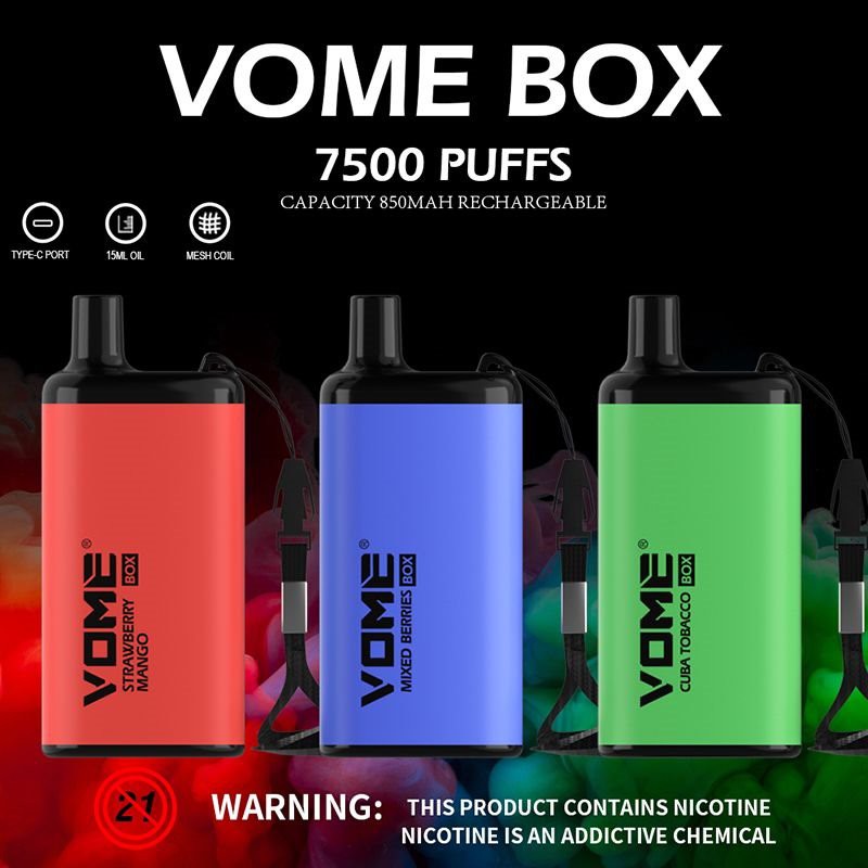VOME BOX 7500 electroic cigarette disposable vape