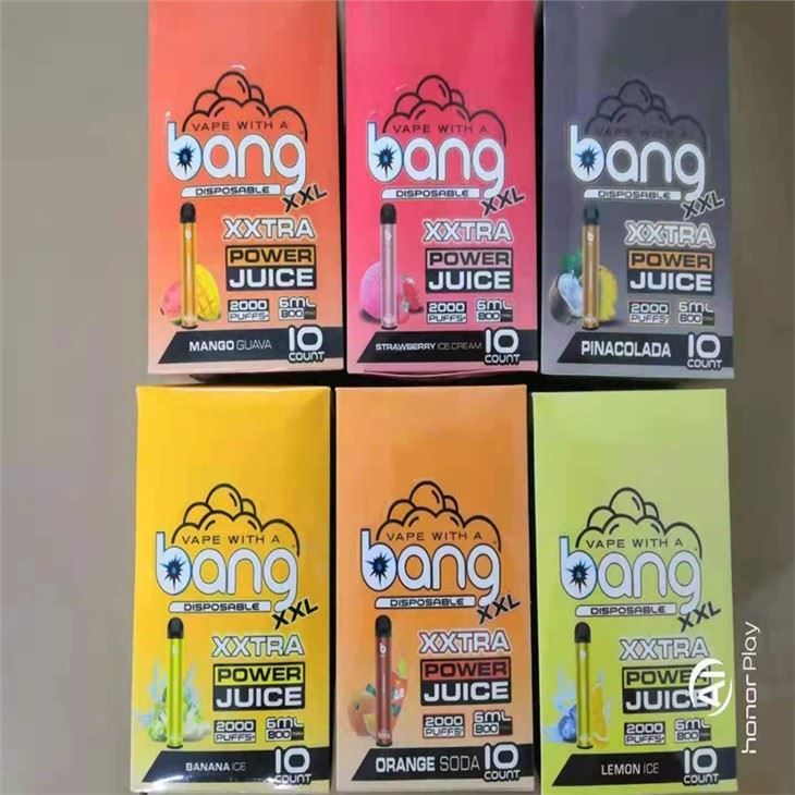 Bang XXL engångs vape pod kompatibel med juul