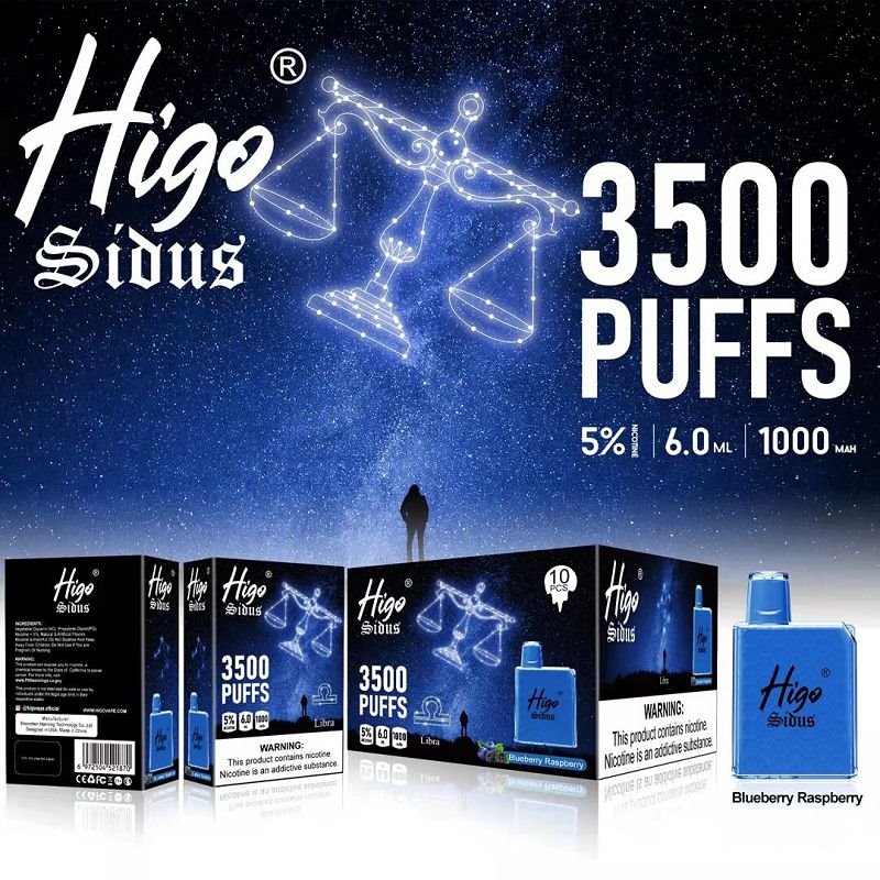 Higo Sious 3500 Puffs Engångs Vape
