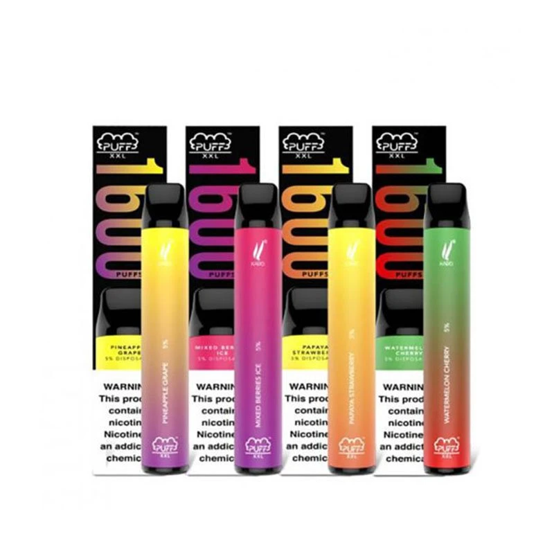 Puff Xxl 1600 Vape-penna för engångsbruk
