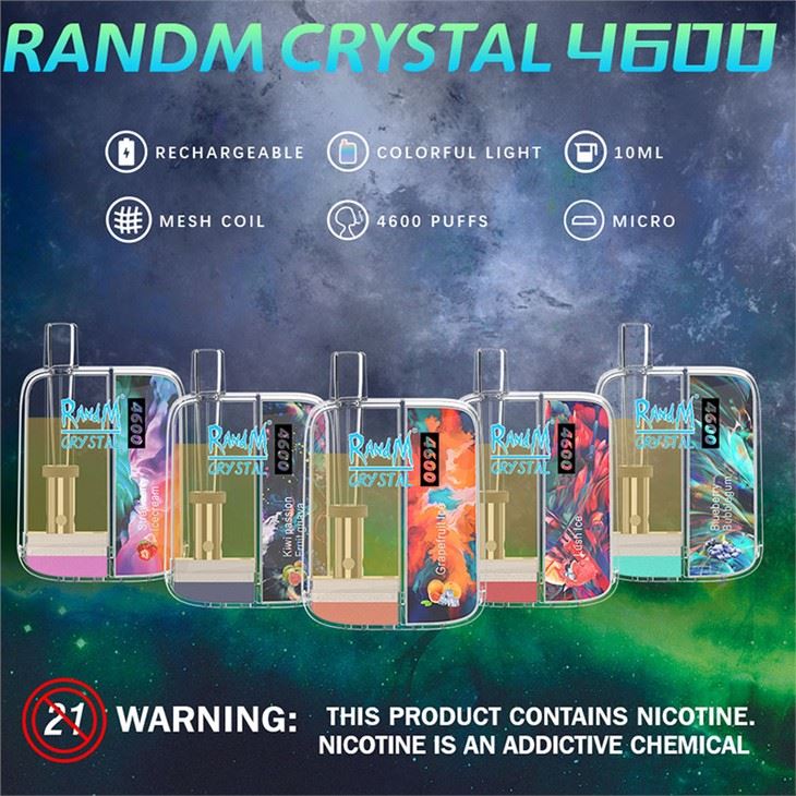 Randm Crystal 4600 engångs elektronisk cigarett