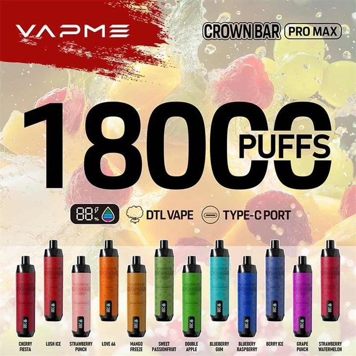 CROWN BAR 18000 PRO MAX SKÄRM