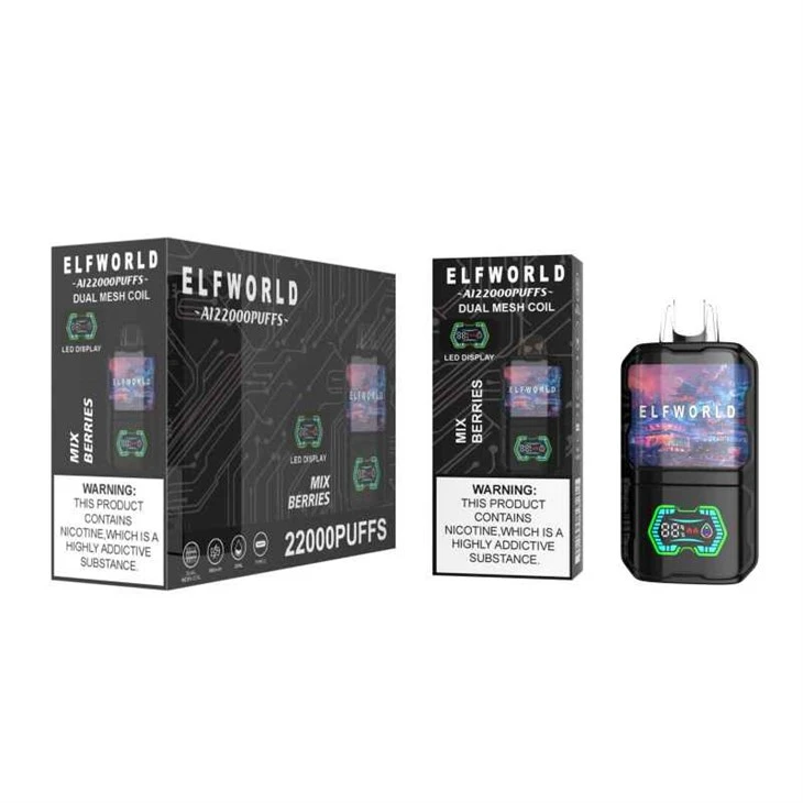 ELFWORLD   AI22000   VAPE   LED