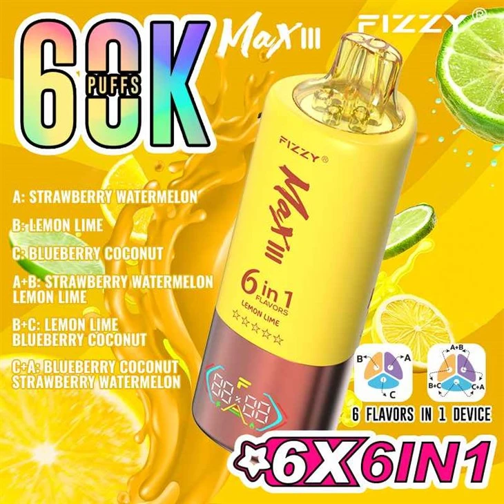 Fizzy Max III 60000 trippelsmak