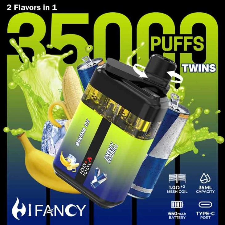 Hifancy Twins 35000 Puffs Vape Dual smaker