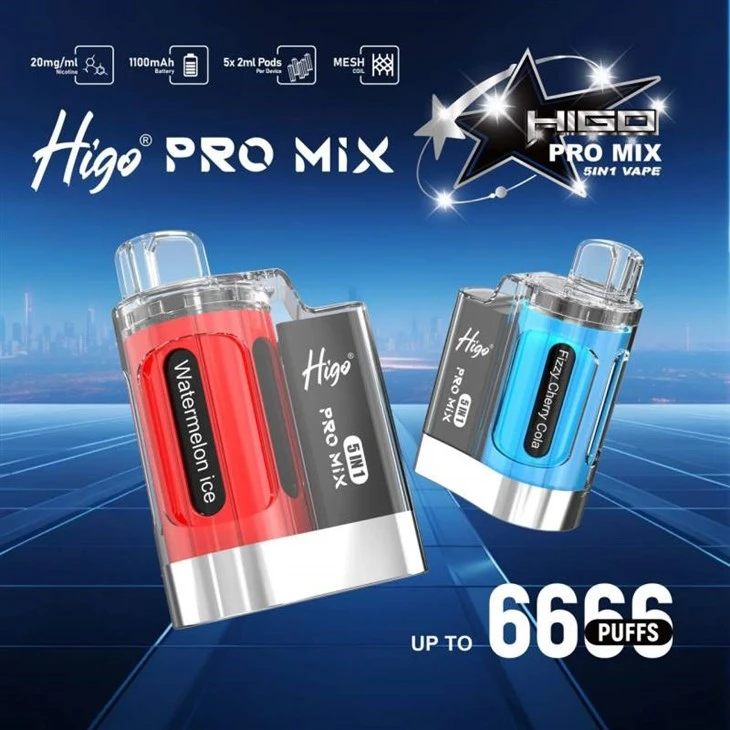 Higo Pro Mix 6666 Puffs 5 i 1