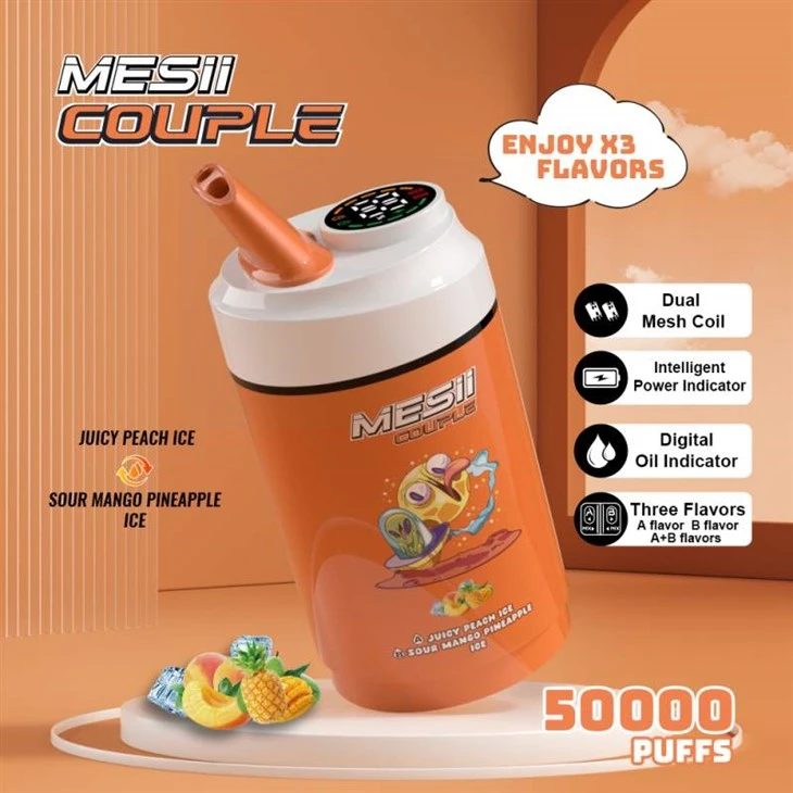Mesii par 50000 puffs dubbla smak tvillingar