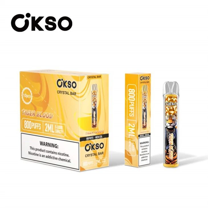 OKSO Crystal Bar 800 puffar