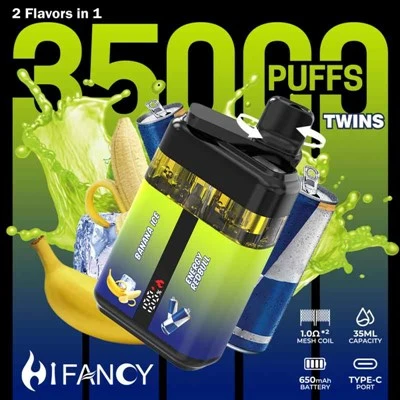 Hifancy Twins 35000 Puffs Vape Dual smaker