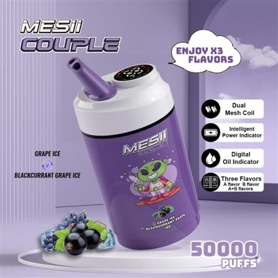 Mesii par 50000 puffs dubbel smak