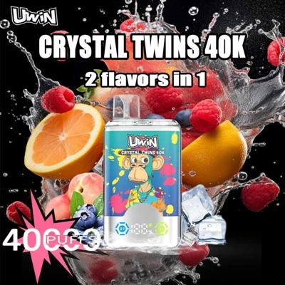 Uwin Crystal Twins 40000 Puffs Dual smaker VAPE