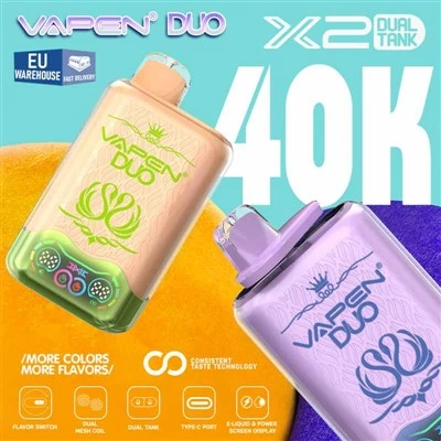 Vapen Duo 40000 puffs dubbla smaker