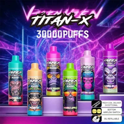 Vapen Titan x 30k puffar