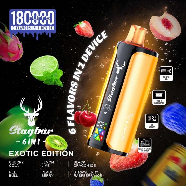 StagBar 180000 6in1 Puffar