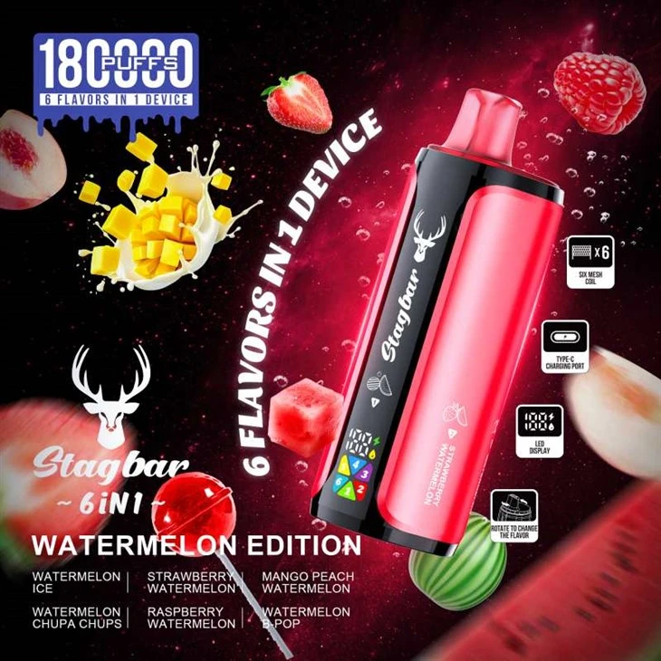 StagBar 180K 6in1 puffar
