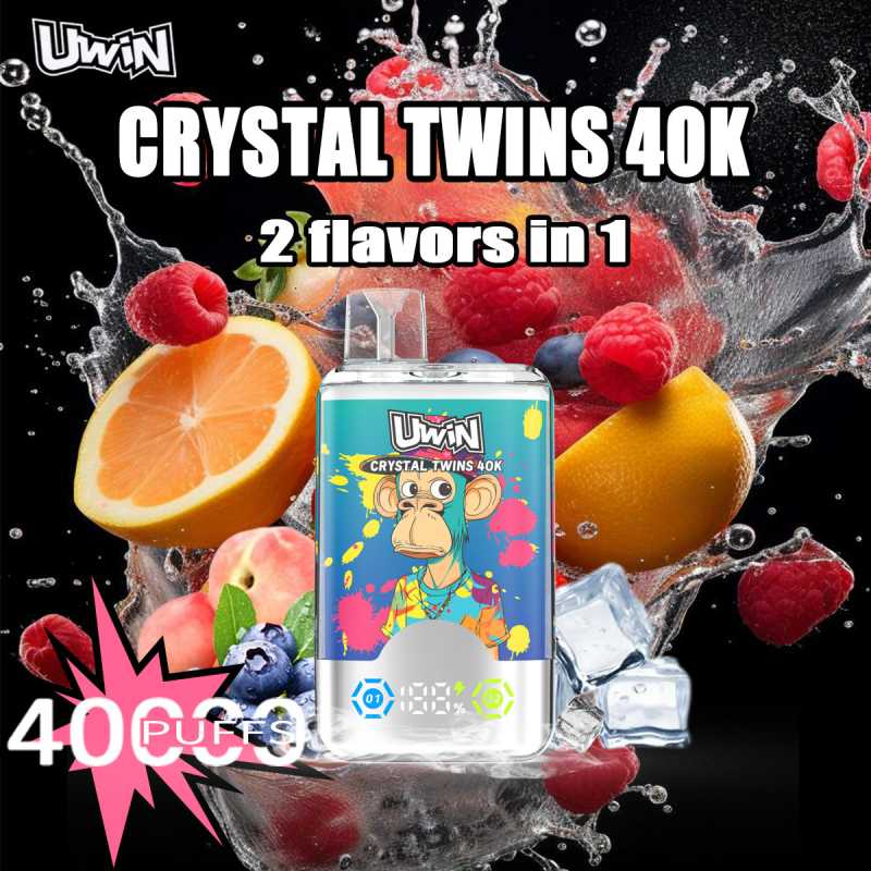 Uwin Crystal Twins 40000 Puffs Dual smaker VAPE