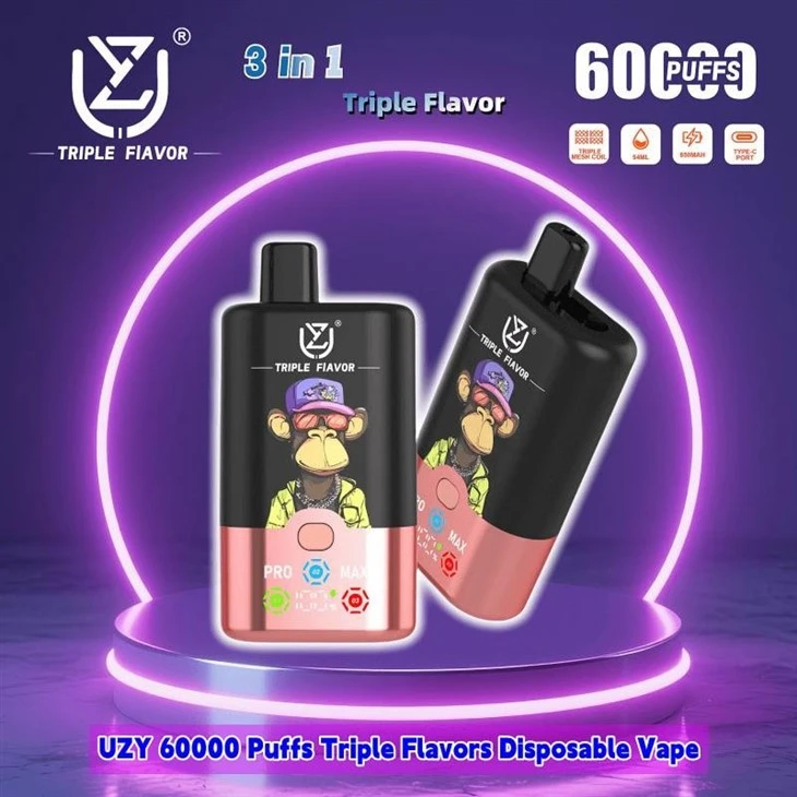 FD-Vape-UZY-60000-60K-Puffs-Disposable-Vape-pen-3-in-1-Triple-Flavors-0-2-3-5-Nicotine-10Tastes-Smart-LED-Display-Factory-Direct-Kiwi-Passion-Fruit-Guava-Blueberry-Ice-Peach-Mango_UZY TRIPLE FLAVOR 60000