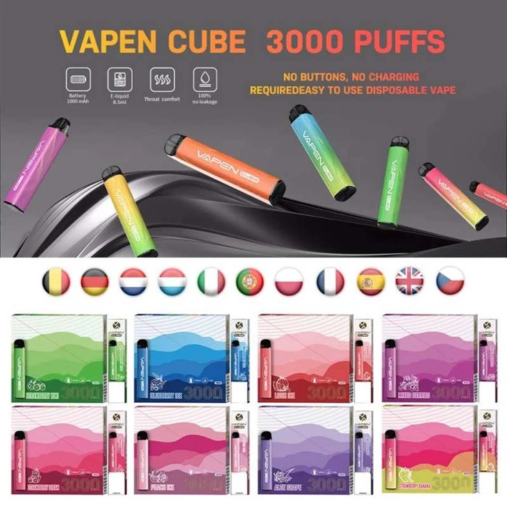 VAPEN CUBE 3000 Puffar
