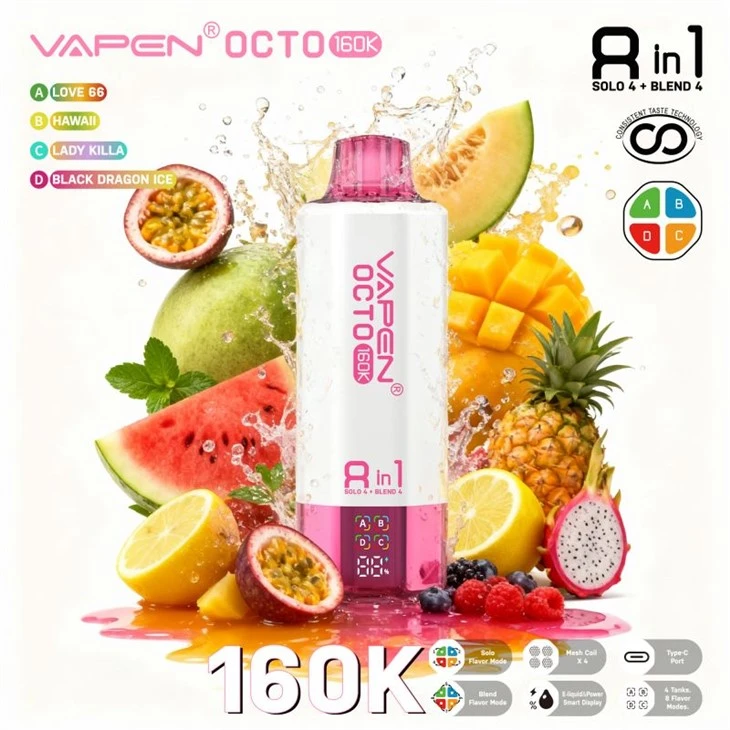 VAPEN OKTO 160K PUFFAR