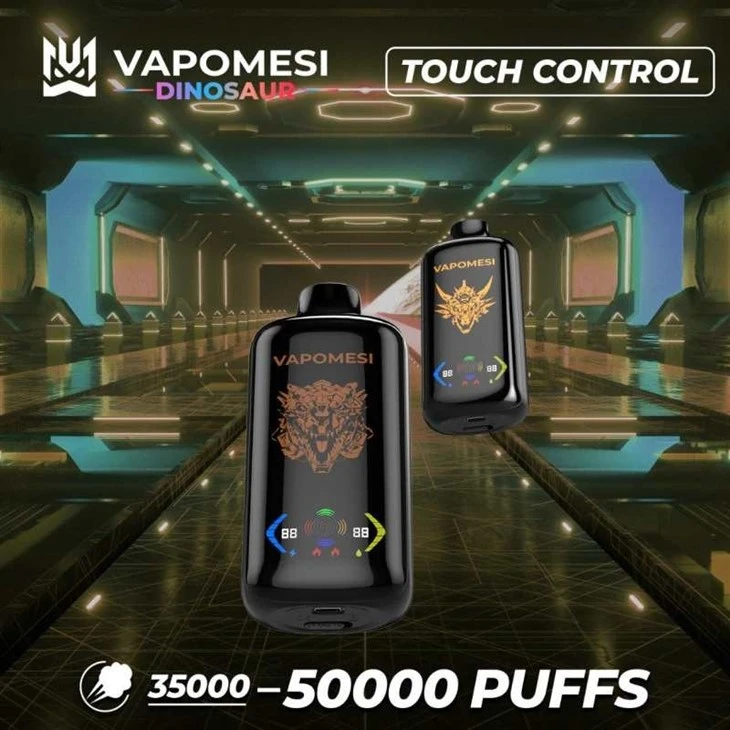 Disposable-Vape-Wholesale-Vapomesi-Dinosaur-30K-40K-50K-Puff-Bar-38ml-EU-Germany-Warehouse-Free-Shipping-Mtl-Dtl-Full-Touch-Screen-