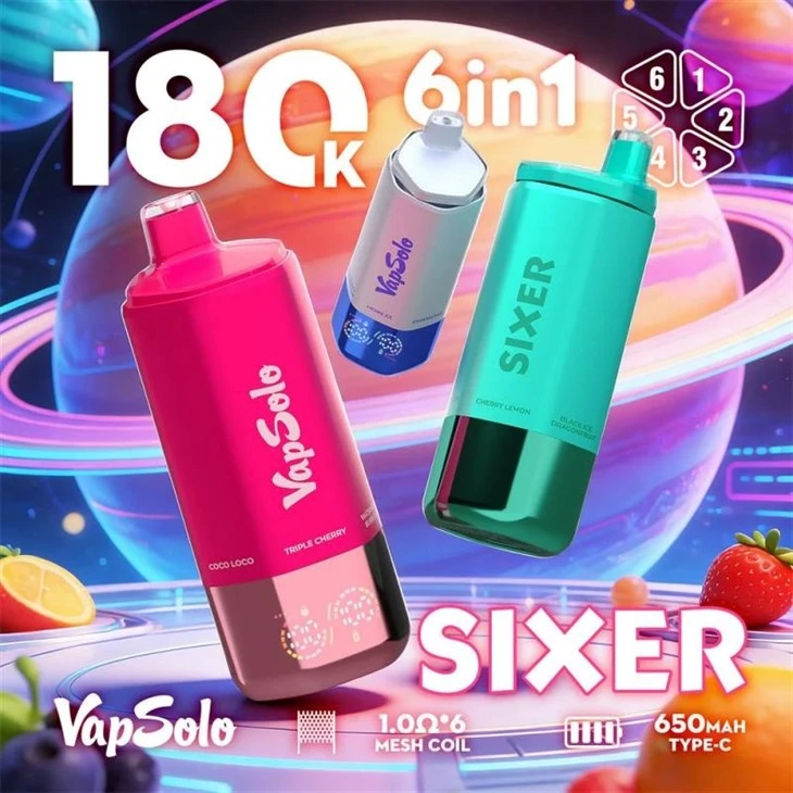 Vapsolo Sixer 180K Puffs best