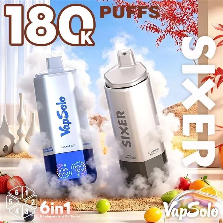Vapsolo Sixer 180K Puffs best