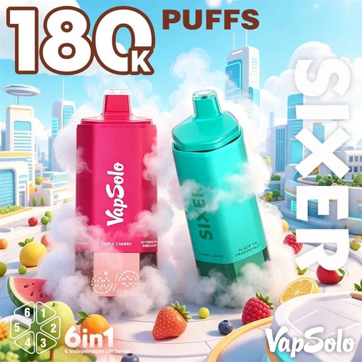 Vapsolo Sixer 180K puffar